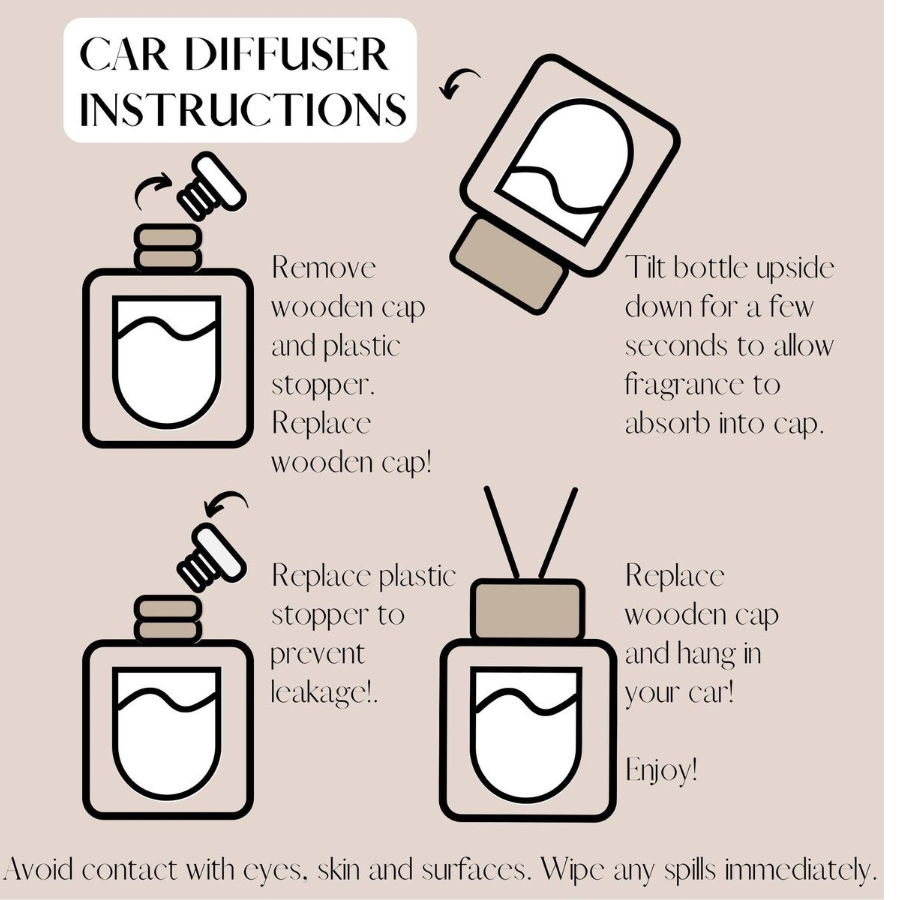 Car Diffuser – Eucalyptus & Lemon