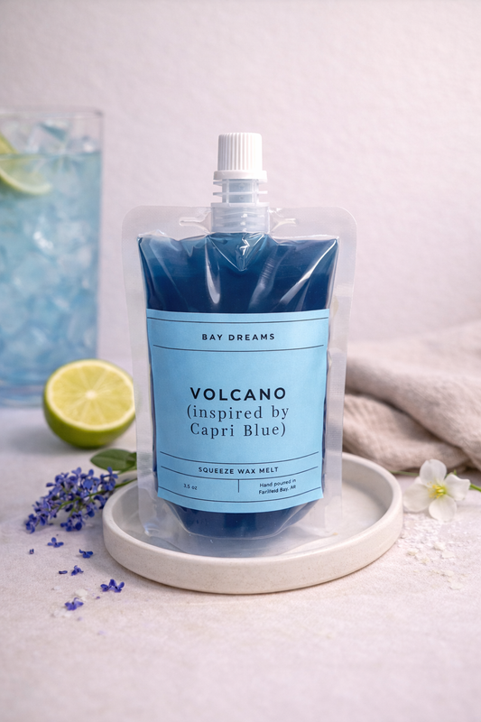 Squeeze Wax Melt – Volcano (inspired by Capri Blue)
